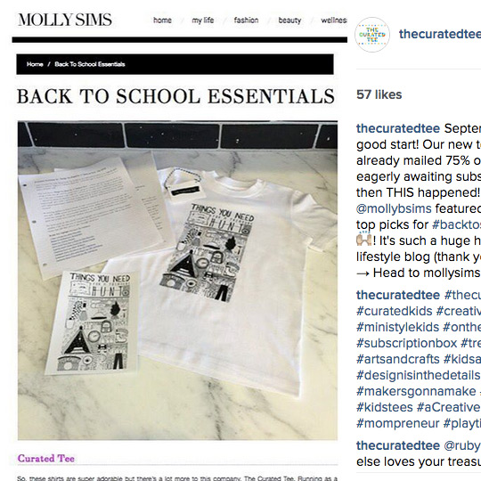 Molly Sims back to school essentials